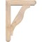Ekena Millwork Funston Craftsman Smooth Bracket w/ Offset Brace, Douglas Fir, 5 1/2"W x 22"D x 30"H BKT0604X22X30FST04SDF - alternate 2